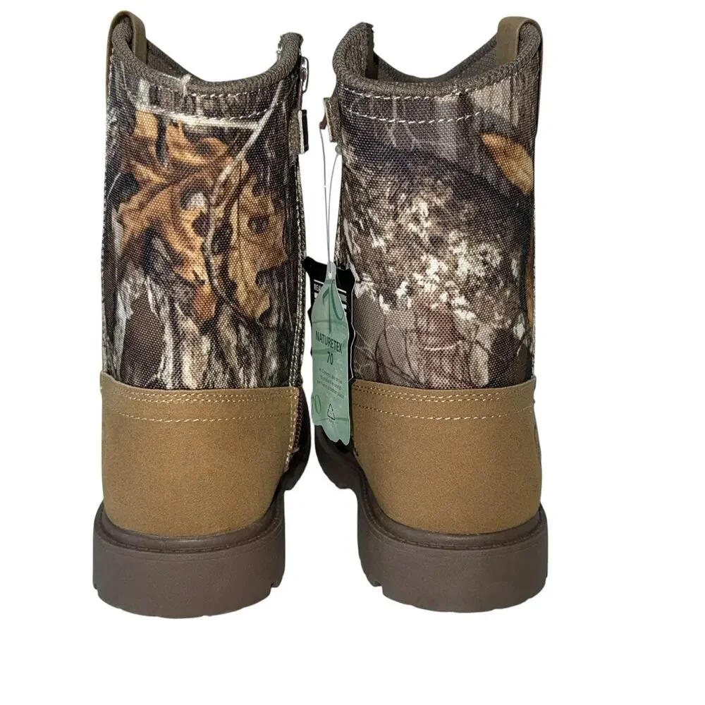 Magellan Outdoors Kids' Boone Realtree Edge Boots slip resistant SZ/13 Y